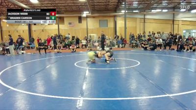 141 lbs Quarterfinal - Jackson Webb, North Idaho College vs Braden Carson, Eastern Oregon University