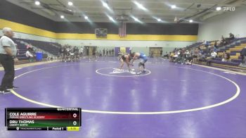 150 lbs Quarterfinal - COLE AGUIRRE, Purler Wrestling Academy vs Dru Thomas, Liberty North