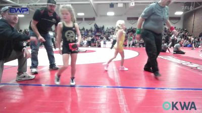 43-45 lbs Rr Rnd 4 - Aeryn Jackson, Locust Grove Youth Wrestling vs Harley Beckley, Team Tulsa Wrestling Club