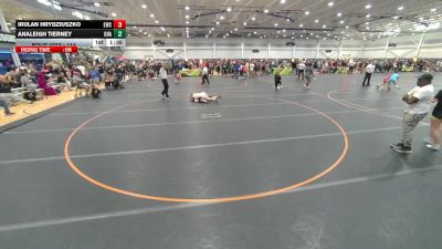 114 lbs Champ. Round 2 - Irulan Hrydziuszko, Unattached vs AnaLeigh Tierney, Unattached