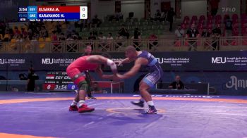 92 kg 1/8 Final - Mahmoud Elsakka, Egypt vs Nikolaos Karavanos, Greece
