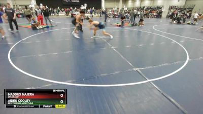 190 lbs Semifinal - Maddux Najera, Colorado vs Aiden Cooley, Best Trained Wrestling