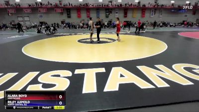 145 A Quarterfinal - Riley Aamold, North Central (IL) vs Alara Boyd, UNATTACHED