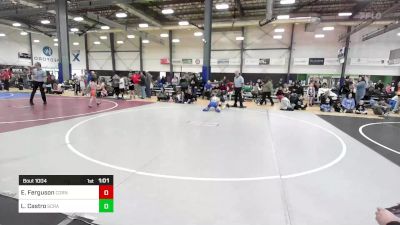 89 lbs Quarterfinal - Evan Ferguson, Cornerstone Mat Club vs Lorenzo The Show Castro, Scrap Yard Garage