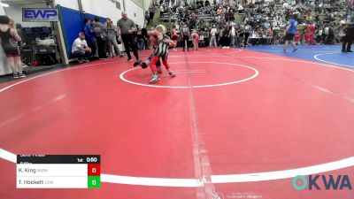 64 lbs Semifinal - Koen King, Miami vs Turk Hockett, Caney Valley Wrestling