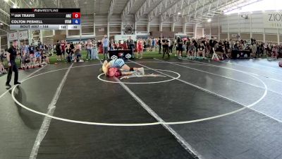 144 lbs Cons. Round 4 - Ian Travis, Arizona vs Colton Peshell, Utah