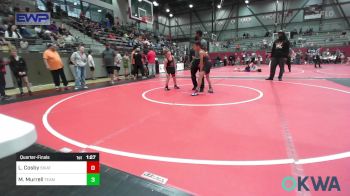 80 lbs Quarterfinal - Logan Cosby, Skiatook Youth Wrestling vs Miles Murrell, Team Tulsa Wrestling Club