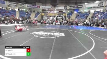 144 lbs Consi Of 16 #1 - Shane Todd, St. Francis WC vs Noah Troxel, Nebraska Wr Ac