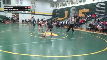 145 lbs Quarterfinal - Izzie Watts, Linn-Mar vs Nora Osmundson, Iowa City Liberty