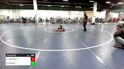 80 lbs Round Of 32 - Evan Altshuler, MD vs Rhoan Rambo, OK