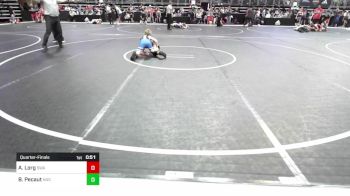 92 lbs Quarterfinal - Axel Lorg, Shelton Wrestling Academy vs Brantley Pecaut, King Select