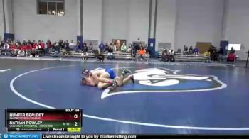 184 lbs Cons. Round 1 - Nathan Powley, University Pittsburg - Bradford vs Hunter Beaudet, Elizabethtown College