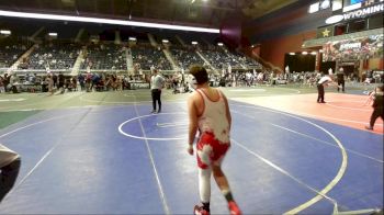 156 lbs Consolation - Noah Castro, Sturgis Youth WC vs Thiago Romero, Rawlins WC