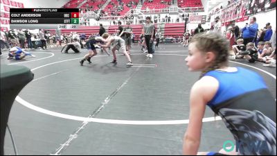 80 lbs Consi Of 8 #1 - Laramie Coburn, Grover Rains Wrestling Club vs Jaxon Walker, Harrah Little League Wrestling