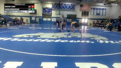 144 lbs Quarterfinals (8 Team) - Gavin Edmonson, St. Martin High School vs Mason Ladd, Oak Grove HS