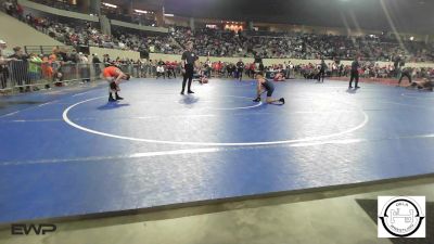 76 lbs Consi Of 16 #1 - Luke Olsen, Mojo Grappling Academy vs John Clark, Cascia Hall