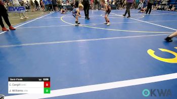 40 lbs Semifinal - Canton Cargill, Duncan Demon Wrestling vs Jericho Williams, Lions Wrestling Academy