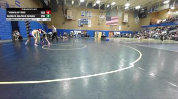 110lbs Champ. Round 2 - Monica Macias Duran, Spanaway Lake (Girls) vs Olivia Myers, Goldendale (Girls)