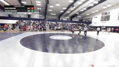 149 lbs Prelim - Julian McLeod, Greensboro vs Kyle Collins, Gettysburg