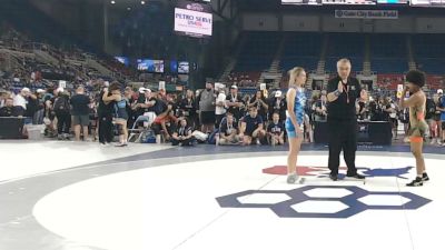 125 lbs Champ. Rd Of 64 - Me'kala James, California vs Krystin Nelson, Michigan