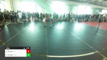 95 lbs Quarterfinal - Ricky Quiros, Eastvale Elite vs Quauhtli Zuniga, Team Aggression