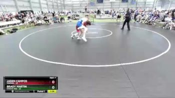 152 lbs Round 2 (8 Team) - Jaden Campos, Virginia vs Brady Martin, Kansas Red