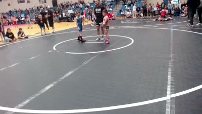 62 lbs Champ. Round 2 - Weston Craver, Fighting Squirrels Wrestling Club vs Lysle Camden English, Idaho