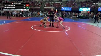 123 lbs Cons. Round 3 - Kobe Stevens, Ronan Wrestling Club vs Ellie Munson, Unattached