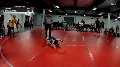 44 lbs Round 3 (6 Team) - Samara Patel, Scorpions vs Tae Han, RedNose WS