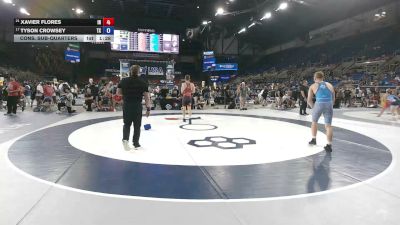 138 lbs Cons. Sub-quarters - Xavier Flores, Indiana vs Tyson Crowsey, Texas