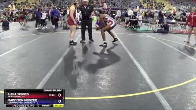 160 lbs Round 1 (16 Team) - Love Daley, Sacred Heart vs Gretchen Donally, Colorado Mesa University