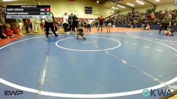 64 lbs Quarterfinal - Gary Stroud, Barnsdall Youth Wrestling vs Beckett Morgan, Hilldale Youth Wrestling Club