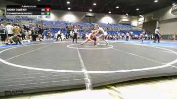 157-165 lbs 3rd Place - Kaden Dawejko, Panther Youth Wrestling vs Conner Underwood, Collierville Wrestling Club