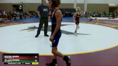 75 lbs Placement (4 Team) - Giovanni Rangel, Springfield vs Briella Mayer, Big Lake