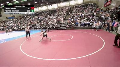 3A 144 lbs Cons. Round 3 - Blake Crawley, Canyon View vs Beau Bryan, Delta