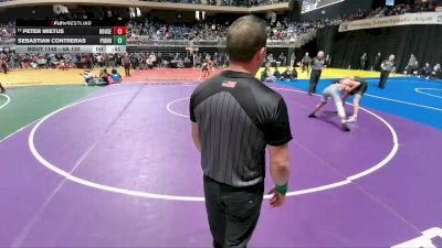 5A 132 lbs Cons. Round 1 - Peter Mietus, Leander Rouse vs Sebastian Contreras, Mission Sharyland Pioneer