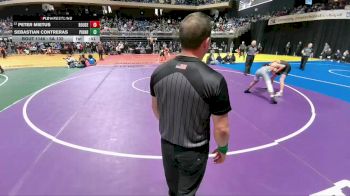 5A 132 lbs Cons. Round 1 - Peter Mietus, Leander Rouse vs Sebastian Contreras, Mission Sharyland Pioneer