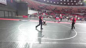 120 lbs 1st Place Match - Jennavecia Salinas, AF Green Demons vs Audrey Hoh, Kimberly Wrestling Club