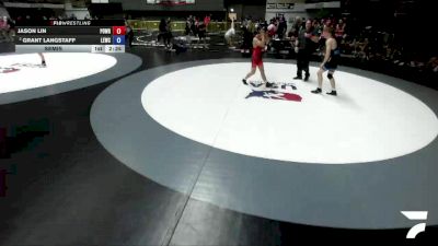 126 lbs Semis - Jason Lin, Poway Wrestling vs Grant Langstaff, Livermore Elite Wrestling Club