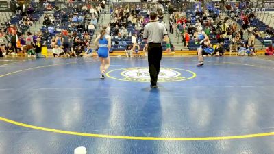 112 lbs Quarterfinal - Carolina McClain, TRINITY HS (Washington) vs Kendal Balkam, Nazareth Area Hs