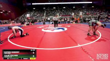 2A-157 lbs Quarterfinal - Kayden Sixberry, Wind River vs Caleb Vollmer, Tongue River