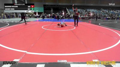 61 lbs 2nd Place - Madden Moore, Keystone Wrestling Club vs Asher King, Sebolt Wrestling Academy
