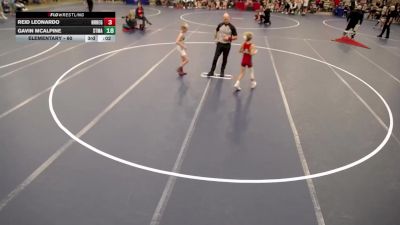 Elementary - 64 lbs Spencer Mattson, STMA vs Alex VanHal, NRHEG