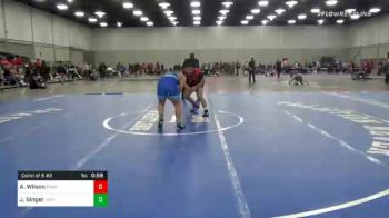 175 lbs Consolation - Alex Wilson, Standfast Wrestling vs Jason Singer, East Coast Bandits