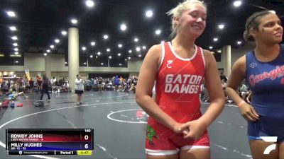 155 lbs Round 1 (6 Team) - Avery Forehand, Lady Gator Dawgs vs Madison Cooley, AR- 15