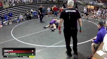138 lbs Semis & 1st Wrestleback (8 Team) - Emma Antoni, Minnesota Storm Blue vs Jesse Rice, Idaho