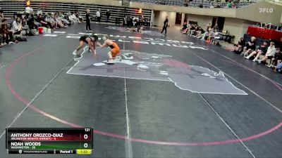 121 lbs Round 1 (4 Team) - Anthony Orozco-Diaz, Arlington Heights (Hersey) vs Noah Woods, Washington