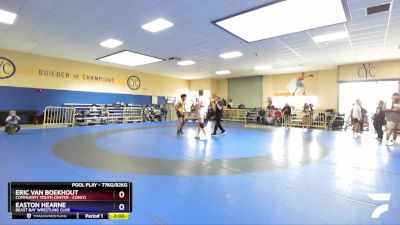 77kg/82kg Round 2 - Eric Van Boekhout, Community Youth Center - Conco vs Easton Hearne, Beast Bay Wrestling Club