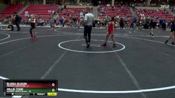 85 lbs Round 5 (6 Team) - Eloisa Olguin, Midwest Misfitz Pink vs Millie Cook, Midwest Misfitz Black