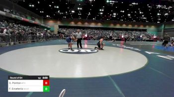 215 lbs Round Of 64 - Gage Ponton, Mountain View (ID) vs Frank Emeterio, Walnut